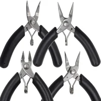 Pliers Diagonal Pliers Round Bent Needle Nose Pliers For DIY  Jewelry Making Curved Mouth Cutting Cable Nippers Hand Tools 1