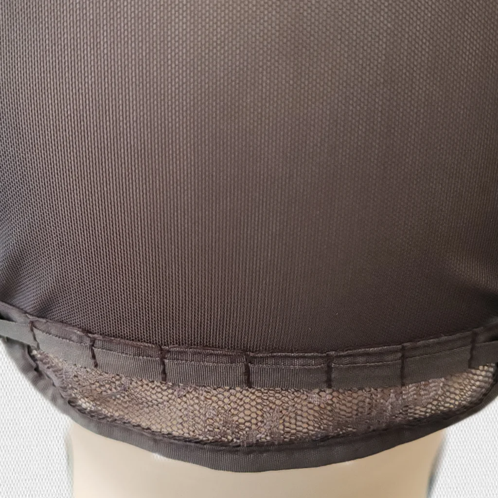 5pc Rose Net Full Machine Made Wig Cap With Adjustable Strap Hairnets on The Back Weaving Cap Glueless Wig Caps