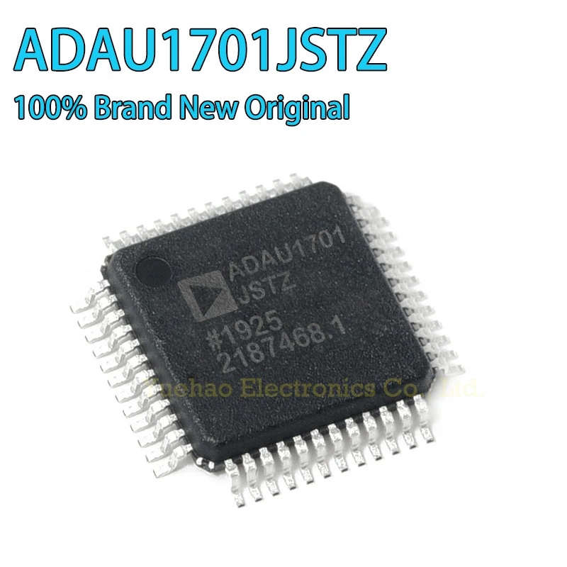 

ADAU1701JSTZ ADAU1701 New Original IC AUDIO PROC 2ADC/4DAC LQFP-48 MCU