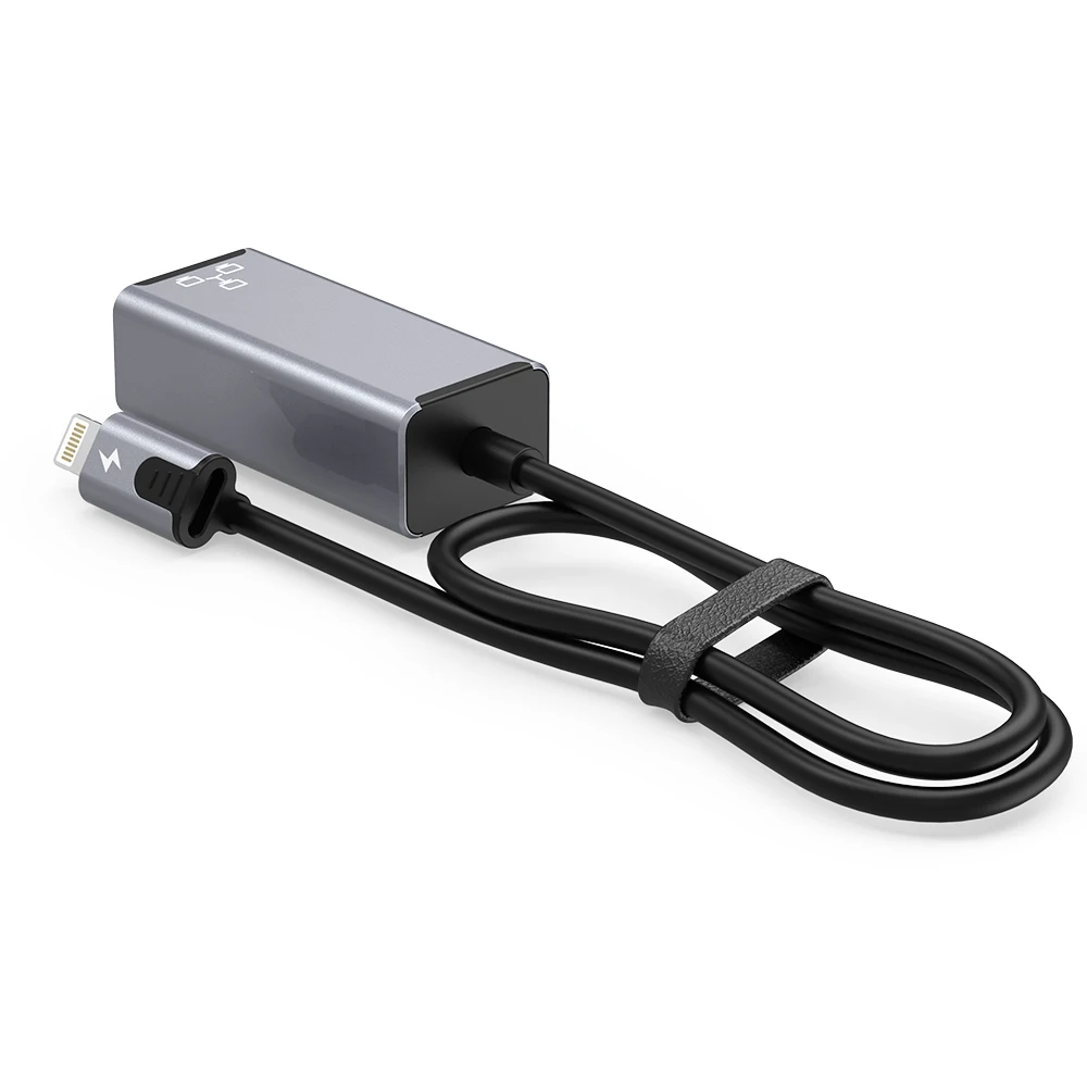 Адаптер AIRSKY RJ45 с Lightning на Ethernet для Apple IPhone Iapd PD, быстрое зарядное устройство 1000 м Type C USB A, для мобильных игр, серый, синий, розовый