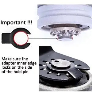 EZARC 3PCS Titanium Oscillating Saw Blades Extra-Long Oscillating Multitool Blades for Metal Wood Nails Screws Cutting Plastic