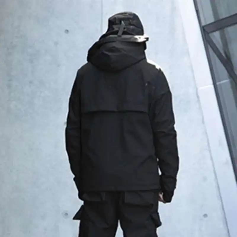 HKSH Men's Tide Dark Punk Functional Assault Suit Ninja