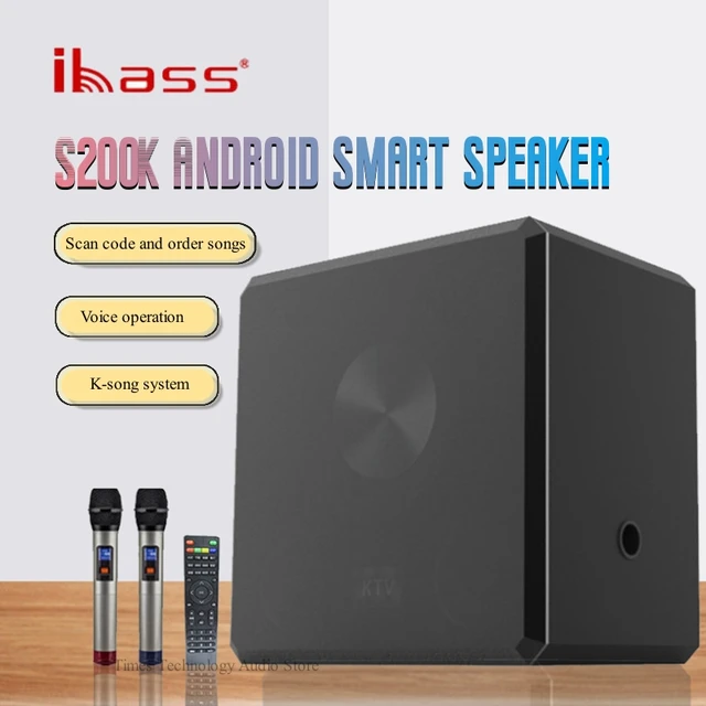 Ibass Android Smart Bluetooth Speakers Jukebox WIFI Wireless K-song Audio HDMI Video Fiber Coaxial 150W High-power Home Theater -
