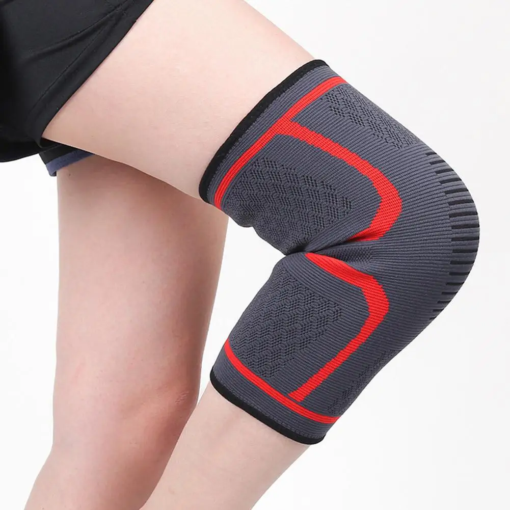 1PCS Fitness Running Cycling Knee Support Braces Elastic Nylon Sport Compression Knee Pad Sleeve Basketball Volleyball