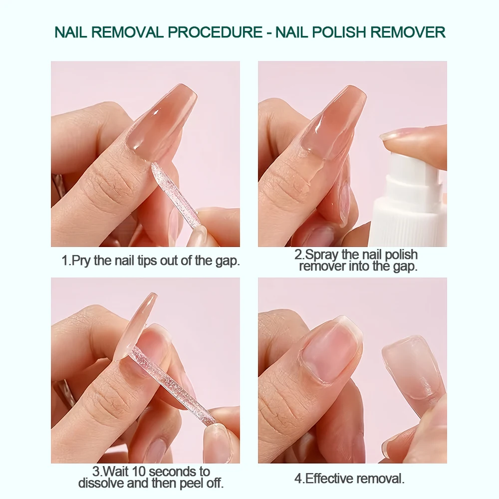 Nailpop UV Cured Nail Adhesive Tabs 10 Sheets Super Sticky & Breathable Double Sided Jelly Nail Glue Tabs for Fake Nails 240PCS 6