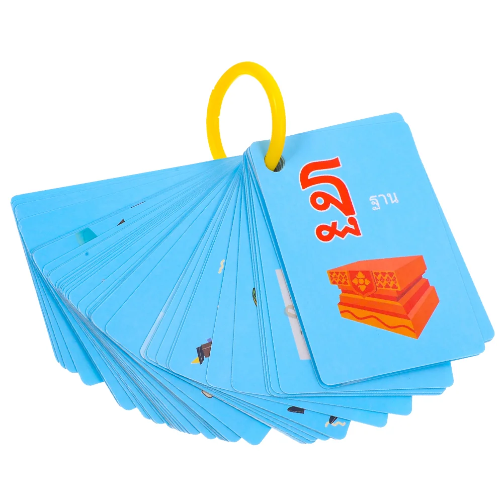 45Pcs Thai Vocabulary Builder Flash Cards Thai Language Flash Cards Vocabulary Flash Cards