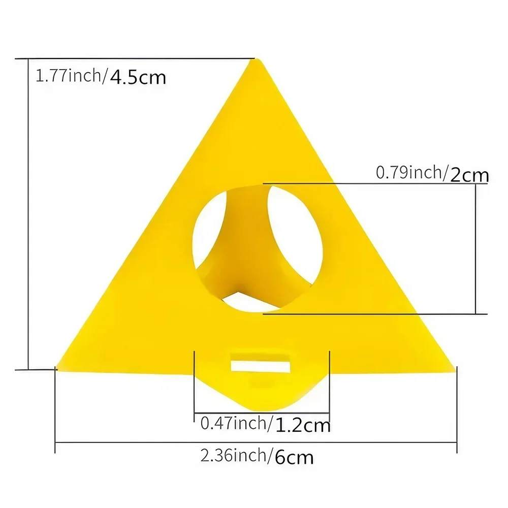 STONEGO 10PCS Pyramid Artist Painting Stands Mini Conical Tip for Canvas Doors Riser Stands Cupboard Paint Dump Painting Tools