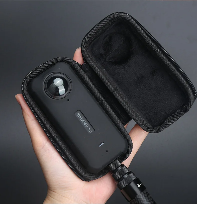 Insta360 X3 Mini Storage Case Portable Protective PU Bag Screen and Lens Tempered Glass Film Protector Silicone Case Frame action camera accessory action camera protector