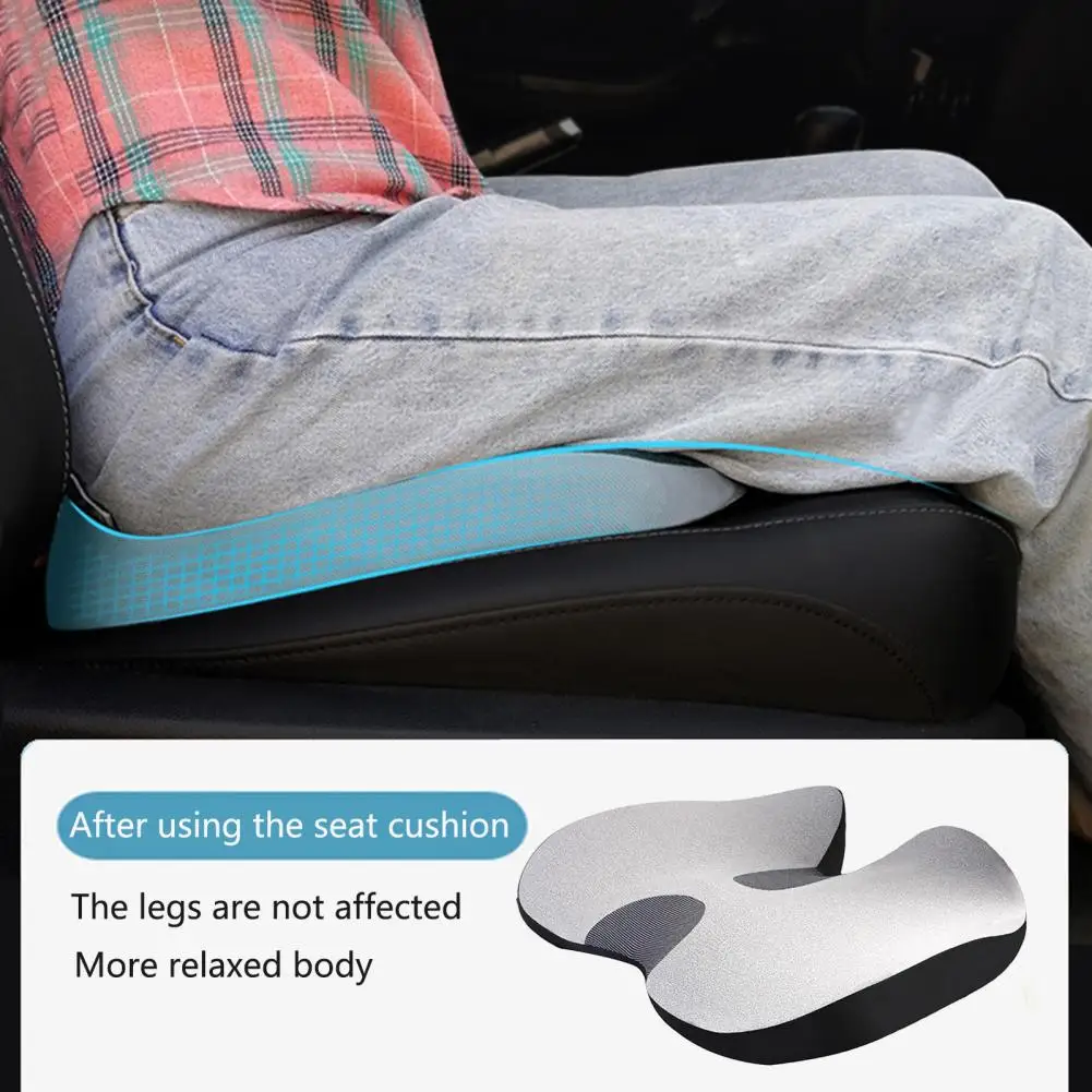 Comprar Cojín ergonómico para asiento de coche, alivia la presión, mejora  la postura, cojín de asiento de textura suave para trabajar y conducir