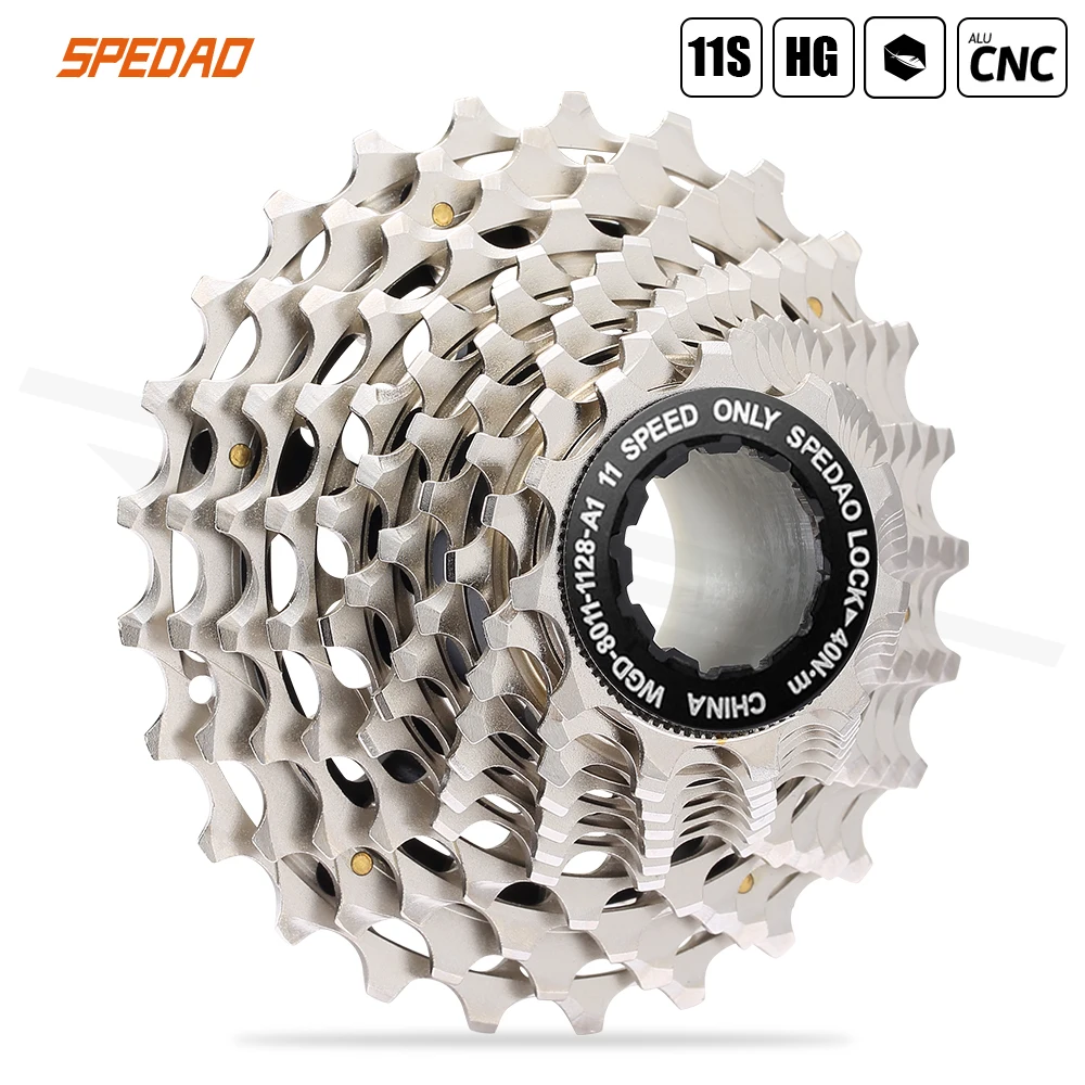 

SPEDAO Road Bike SLR2 Cassette Ultralight 11S 11-25/28/34T Bike Freewheel 11sl K7 11V Sprocket For R9100 Bicycle Accessories