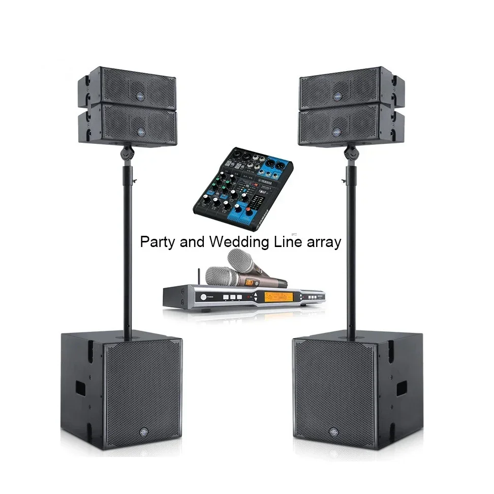 Mini altavoz de boda doble Line Array de 4 pulgadas La-4.2