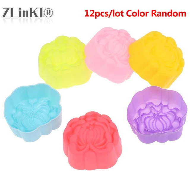 Silicone Muffin Molds Puddings  Muffin Cup Cake Silicone Mould - 12pcs  High Quality - Aliexpress