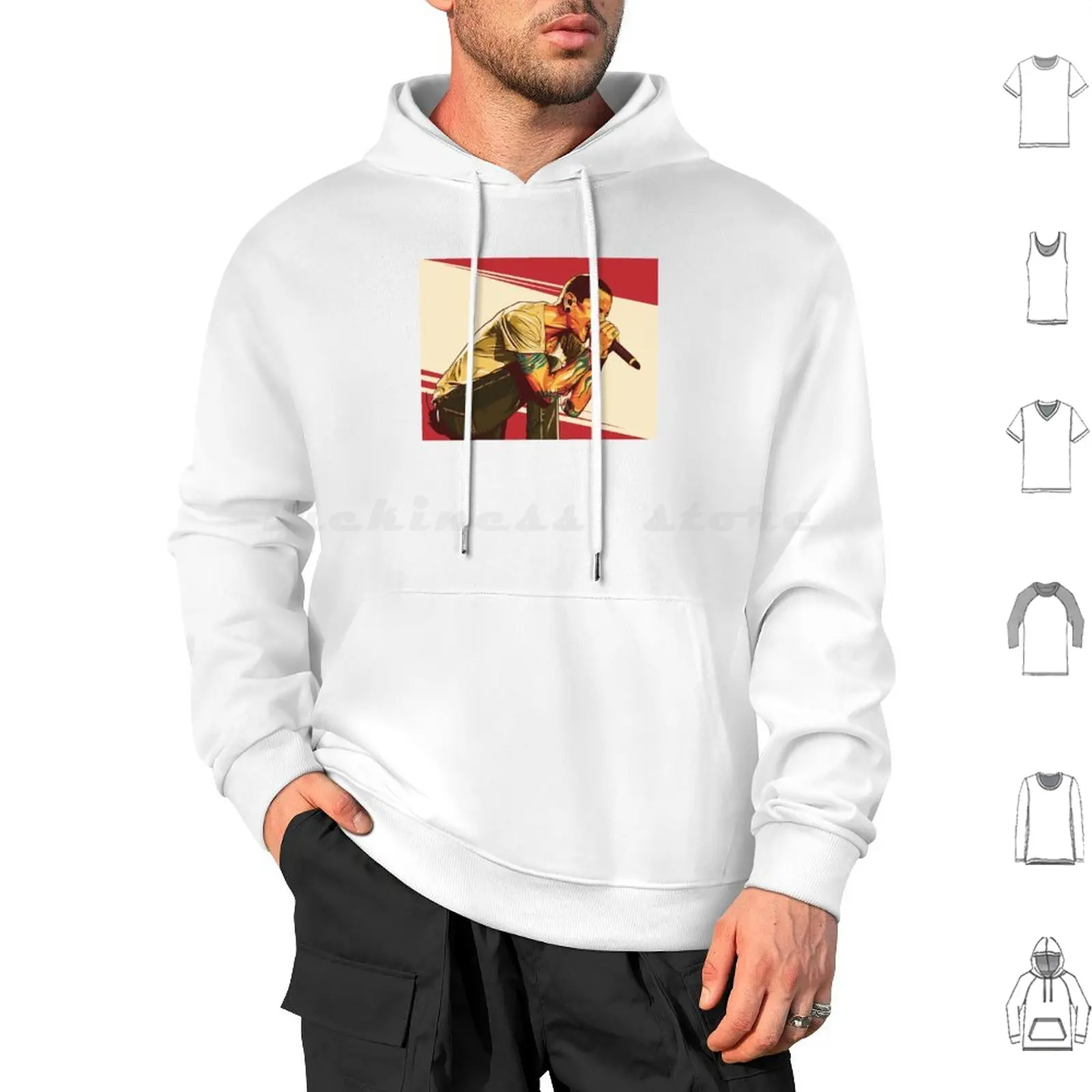 

Chester Bennington Color Hoodie cotton Long Sleeve Chester Bennington One More Light Mike Shinoda Dead By Sunrise