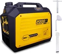 Générateur à onduleur Aceup Energy 2000W, super silencieux, 4 temps, 230V/12V/USB, affichage numérique, portable 19,6 kg, camping/extérieur 4