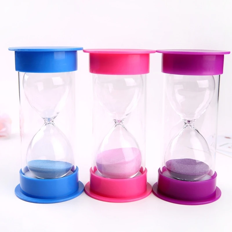 2025 New 6Pcs/Set Hourglass 30S/1/2/3/5/10-Minutes Sand Timer Sand Clock Desktop-Ornaments Children Kid Gift Home Decorations 5