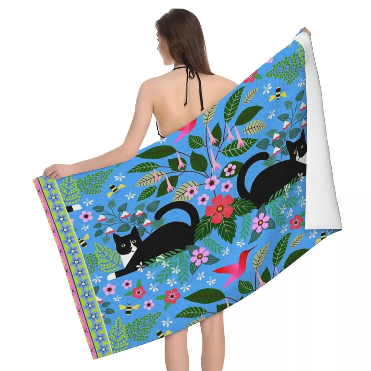 

Мягкое банное полотенце для пикника, 80x130 см
