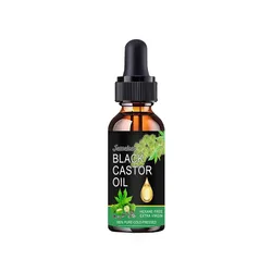 Organic Black Castor Oil for Nourishing Hair, Skin & Body - 60ml (60ml)