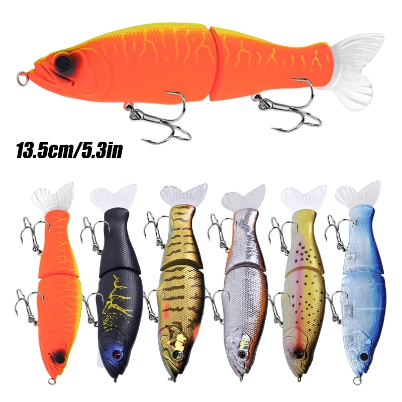 30G 135mm Joint Giant Big Hard Bait  Balam Fishing Lure Slow Sinking SwimBaitsIsca Artificiall Accessories