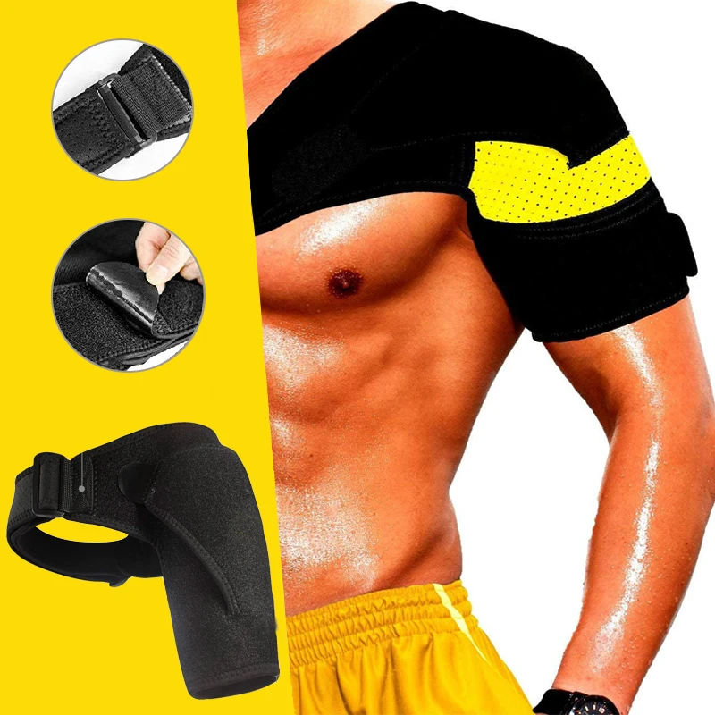 

Плечевой Фиксатор с накладкой из неопрена, поддержка плеч, облегчение боли в плечах, компрессионный рукав для плеч