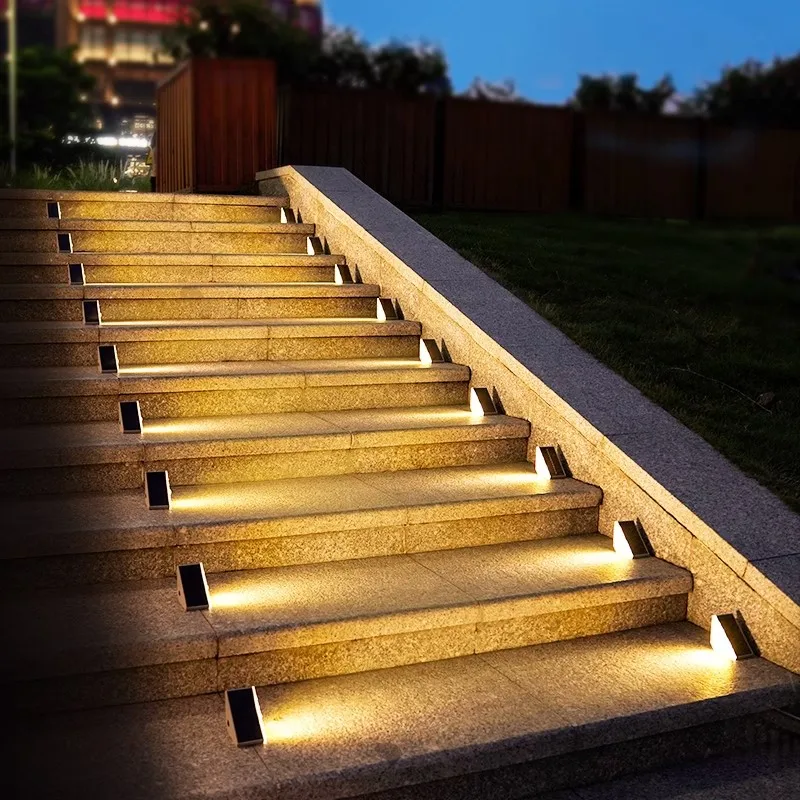 

Solar Ground Lights - Continuous Glow Standard Edition - Waterproof, Ultra-Bright Warm White, Light Control & Button Switch