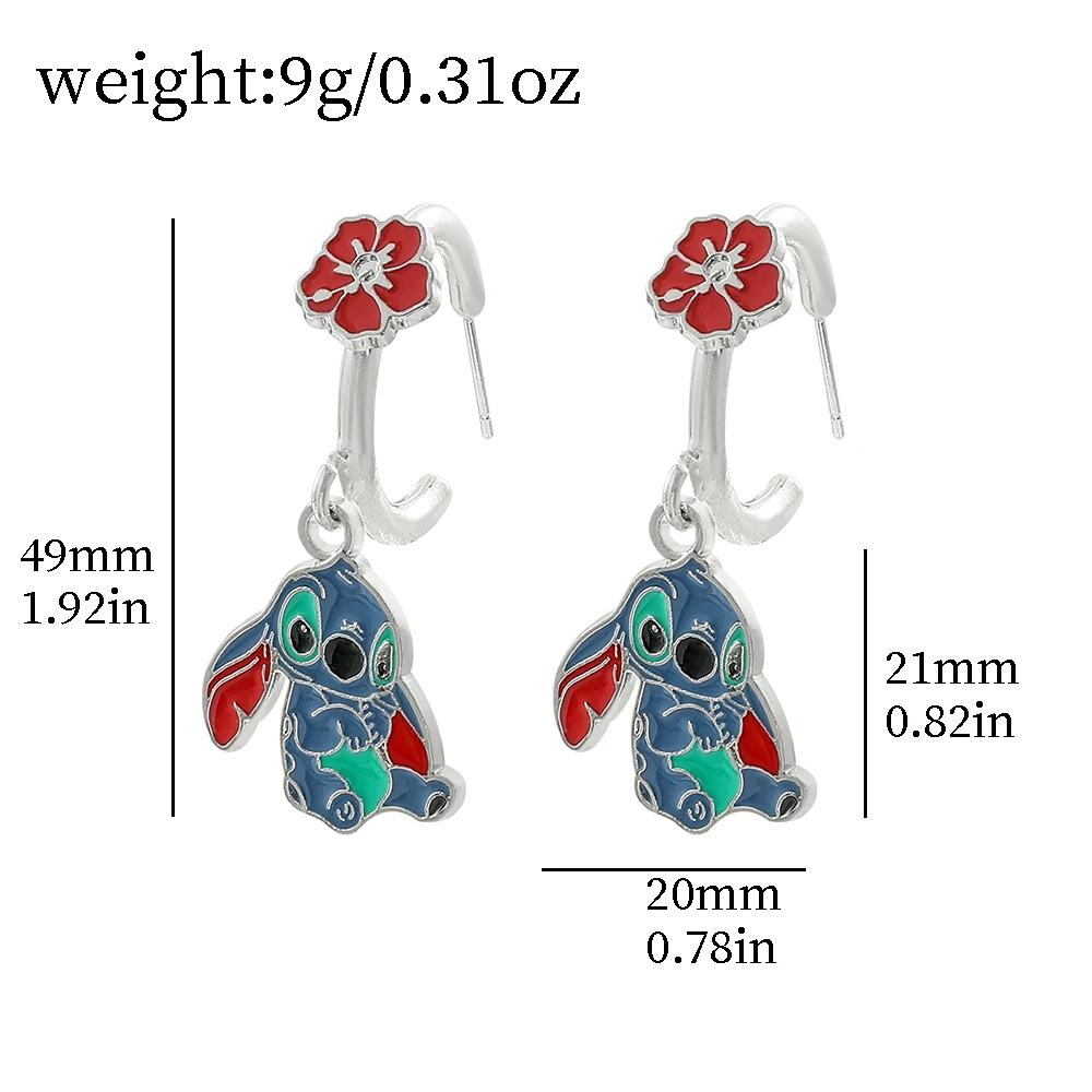 Disney - Lilo et Stitch : Set de 3 boucles d'oreilles