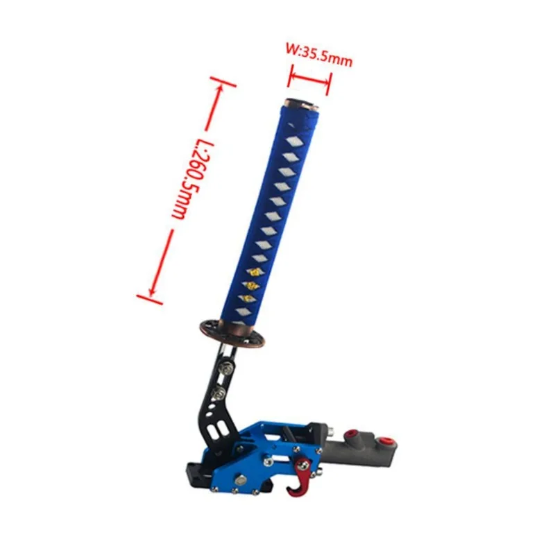 26CM Samurai Sword Type Hydraulic Horizontal Racing Drift Rally Handbrake E Brake Parking Car Modification Parts