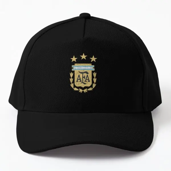 

Afa Logo Three Stars Argentina World Cha Baseball Cap Hat Boys Outdoor Women Black Solid Color Hip Hop Sun Sport Casquette