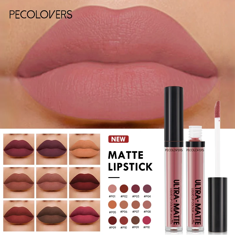 lipstick set 12 Colors Matte Velvet Lipstick Lipliner Waterproof Lipstick Lip Gloss Lasting Lip Makeup Cosmetics