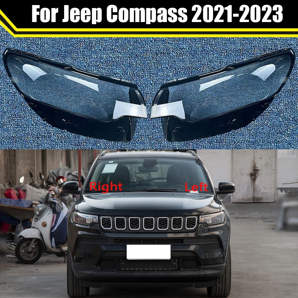 Auto Head Lamp Light Case For Jeep Compass 2021 2022 2023 Car Headlight