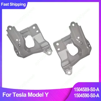 Paraurti anteriore Ala inferiore Piastra di supporto per Tesla Model Y 1504589-S0-A 1504590-S0-A Supporto Lato auto Parafango anteriore Car Accessor 1PC