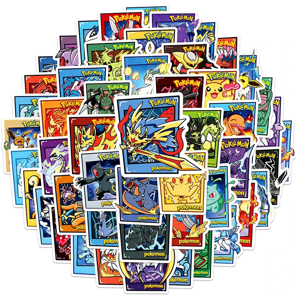 10/30/50 Stück Pokemon Anime Graffiti Aufkleber Niedliche Cartoon Pikachu Aufkleber DIY Laptop Handy Schreibwaren Wasserdichte Aufkleber Spielzeug Geschenk