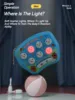 Mini Quick Push Electronic Gaming Machine Light Up Game Whack-a-mole Toy Bubble Handheld Toy Keychain Challenge Game Toys Gift 5