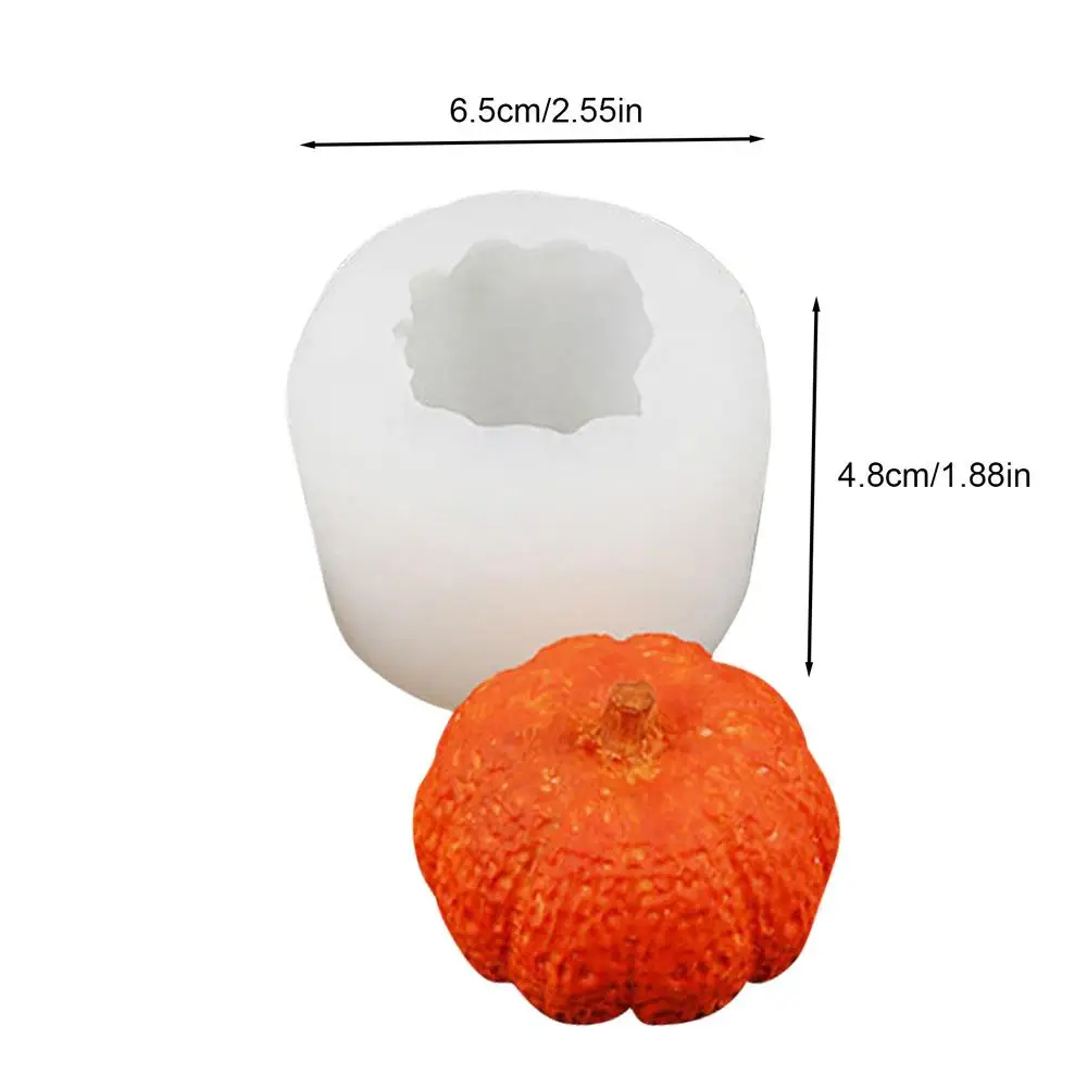 Description Picture 4 of itemFall Candle Molds 3D Pumpkin Maple Leaves Cookie Molds Candle Making Kit Fall Decor Making Accessories for Crafting Baking