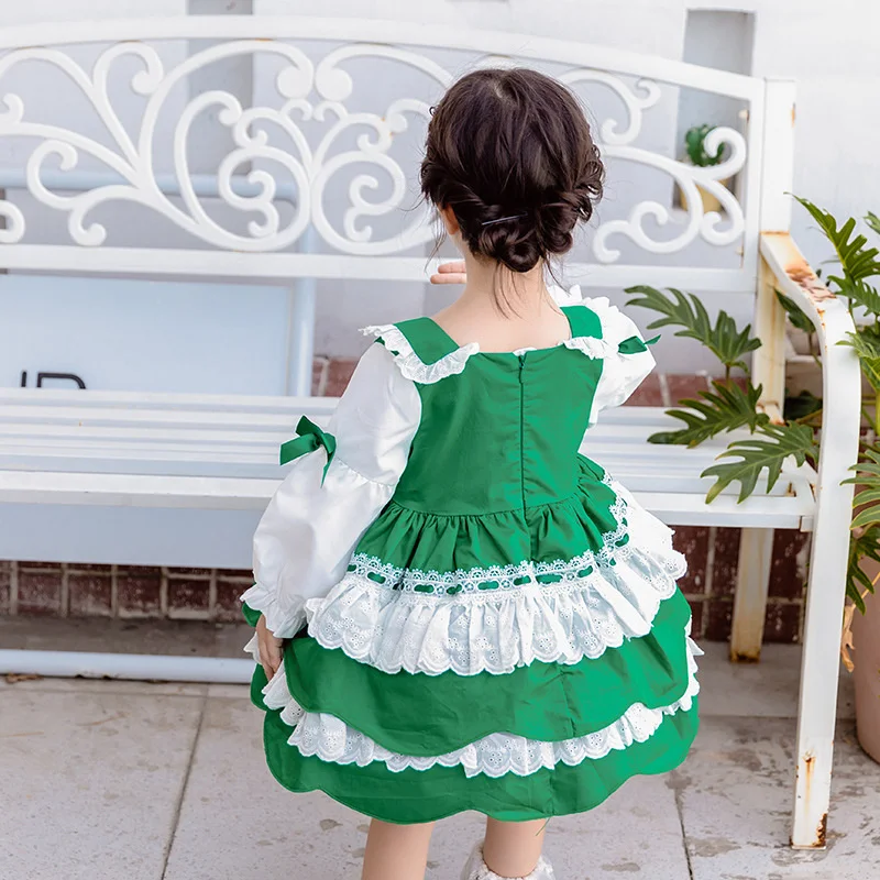 Autumn New Children Lolita Dress Sweet Foreign Style Lolita Dress Children's Fluffy Princess