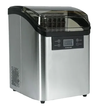 New Style 20Kgs Square Automatic Ice Maker Machine with Self-Cleaning&Infrared Ray for Household Bar Coffeeshop Commercial