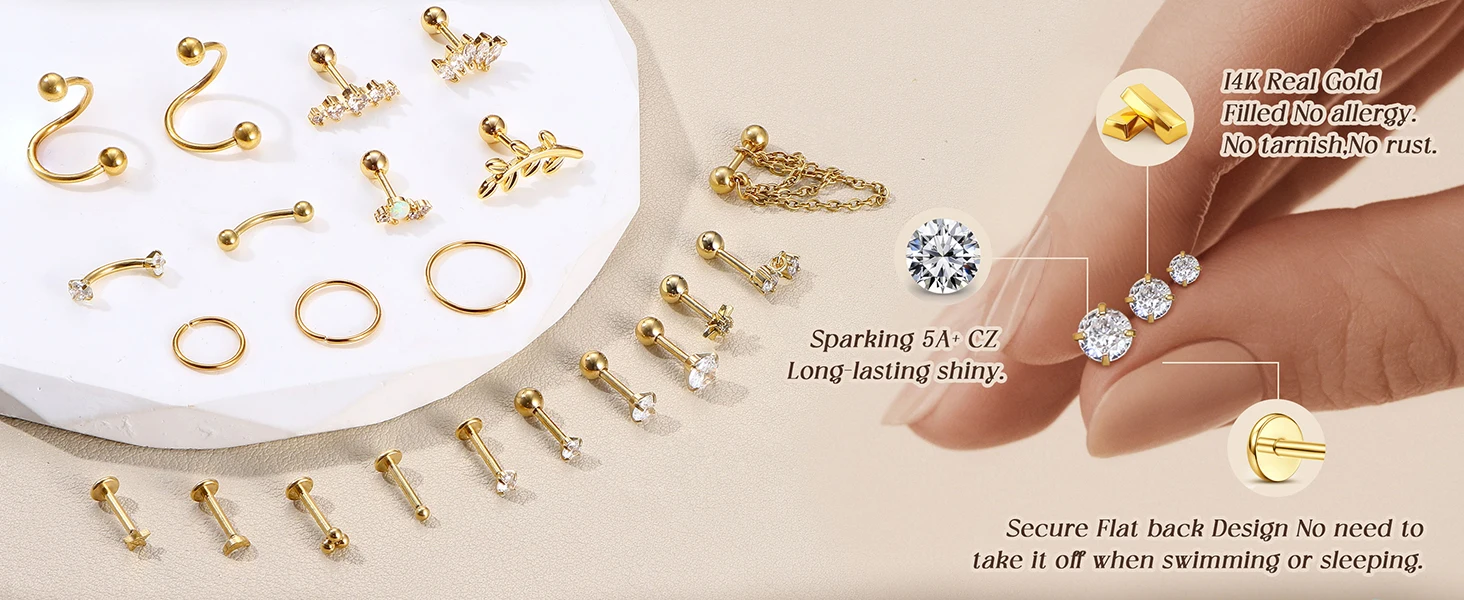 helix earrings for women