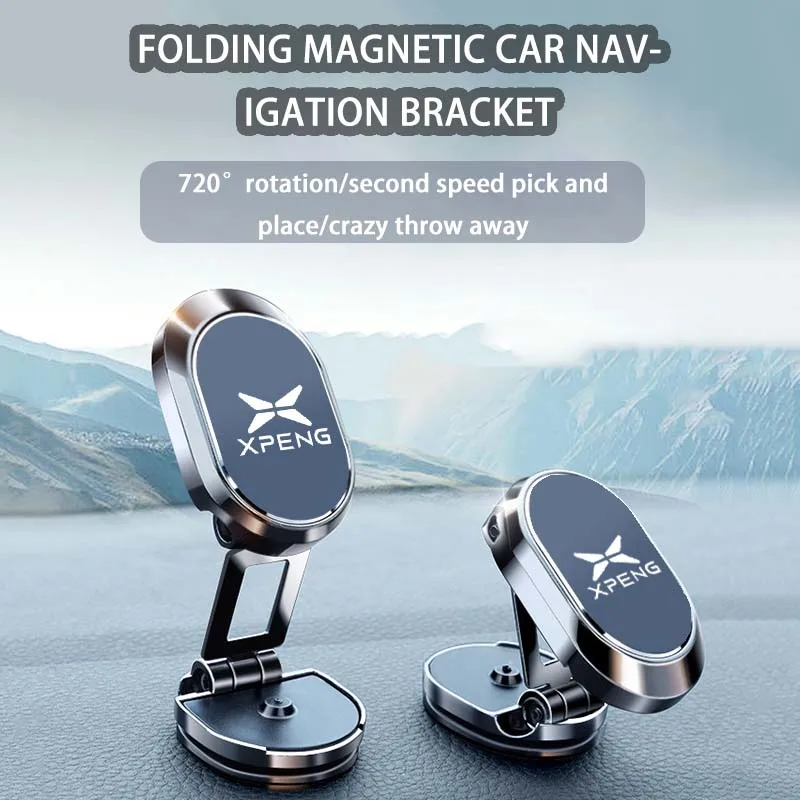 

Car Phone Mount Magnet Magnetic GPS Phone Holder For Xpeng P7 G3 G3i G9 P5 X2 N5 F30 H93 Beta 2023 2024 2022 Accessories LOGO