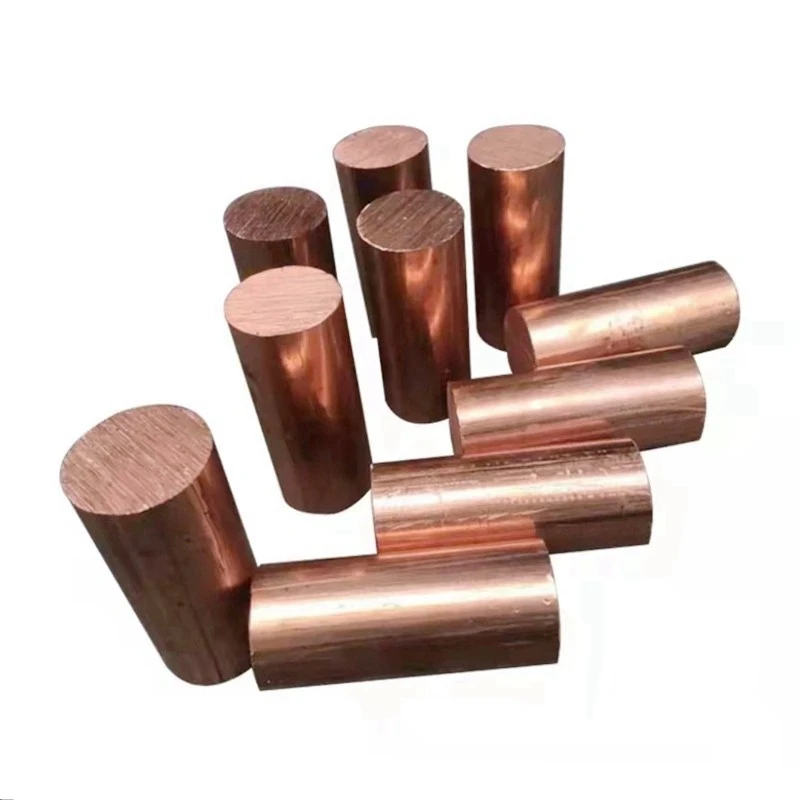 25x100mm Copper Rod T2 Pure Red Coppers Solid Round Bar Rods Plating Solution Metalworking Electrode Mold customize service