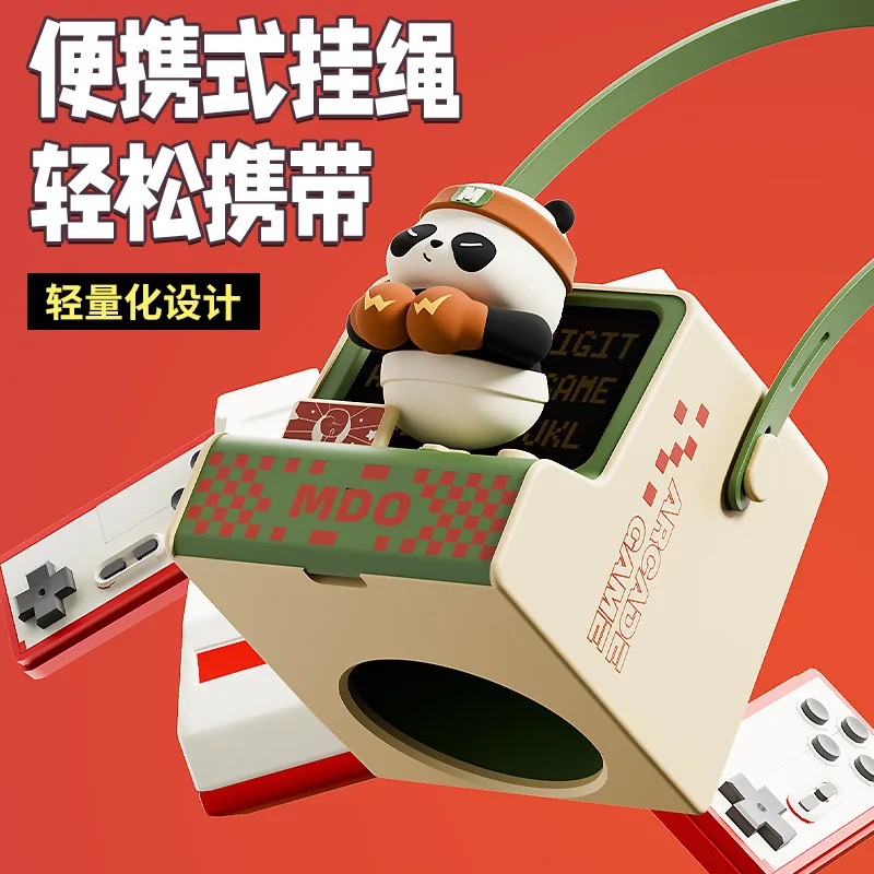 Mini Fan Cartoon halterneck fan USB charging lazy fan portable handheld outdoor mini bladeless small fan 4