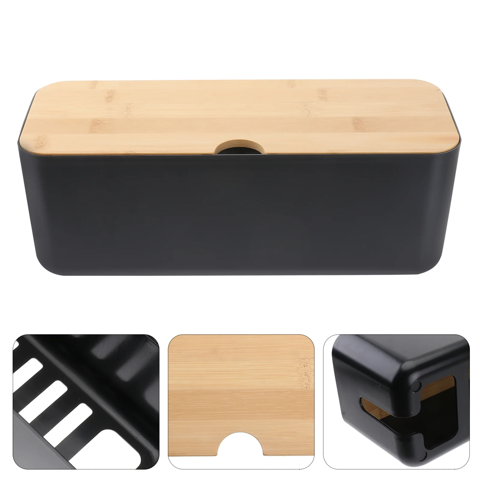 

Power Cable Desk Organizer Cord Management under Household Wire Storage Container