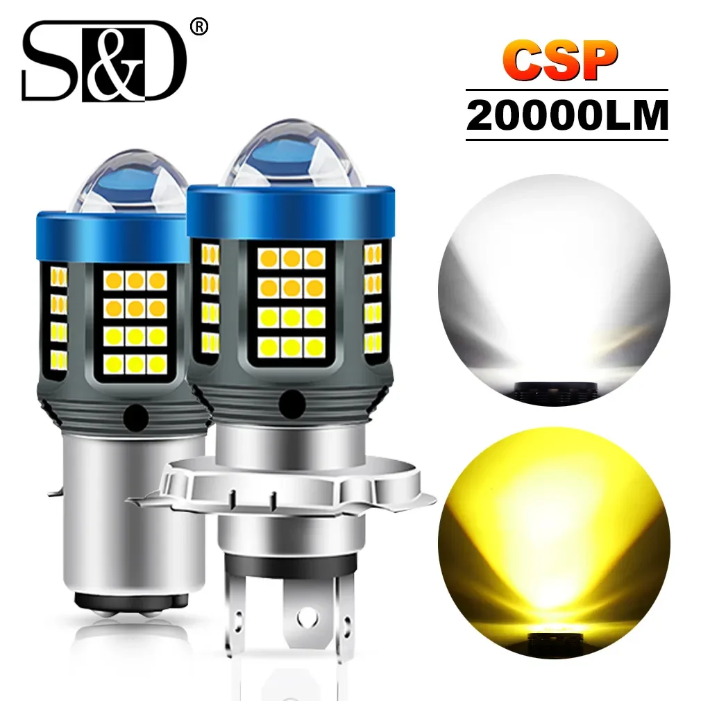 Faro LED P26S Para Moto O Coche - Luz Auxiliar 2000LM, Compatible 6V-30V, Blanco, Plug And Play