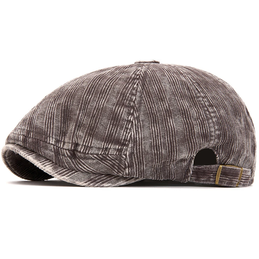HT4974 Berets Neue Hohe Qualität Männer Frauen Herbst Winter Hut Maler Cord Baskenmütze Hut Männlich Weiblich Baskenmütze Kappe Achteckige Baskenmütze Kappen – Detail 13