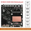6-Bay NAS Motherboard N100 N150 i3-N305 N355 Intel 4x i226-V 2.5G LANs Mainboard 2*NVMe 6*SATA3.0 DDR5 Mini ITX PCIex1 Type-C 6