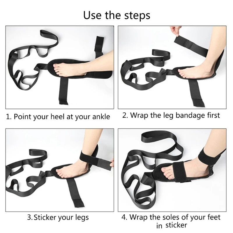 

Foot and Calf Stretcher-Stretching Strap For Plantar Fasciitis,Leg Stretcher Ligament Stretching Belt,Stretching-Bands F2TC
