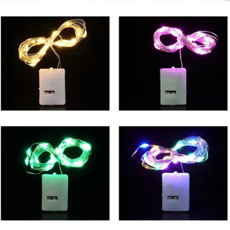 LED String Lights Copper Wire Waterproof Fairy Lights Garland for Christmas Wedding Party Decoration Battery