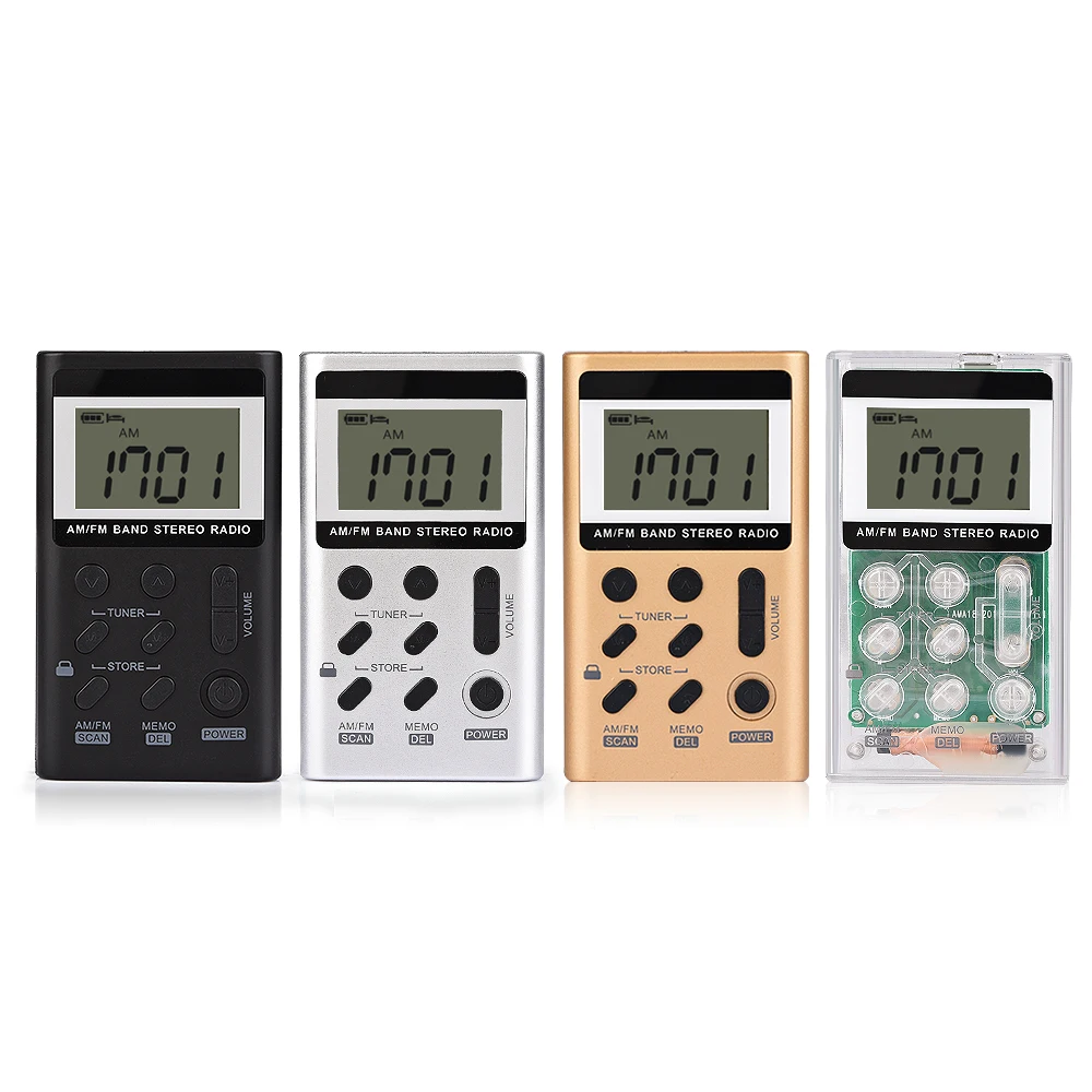 

Portable Rechargeable Mini Pocket Digital Am FM Radio TM-107