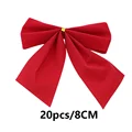 20PCS-Red Bow