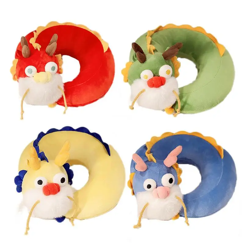 

Dragon Neck Pillow Neck Cervical Airplane Pillow Soft Cushion Home Outdoor Official Pillow Inflatable Cushion For Kids Adults