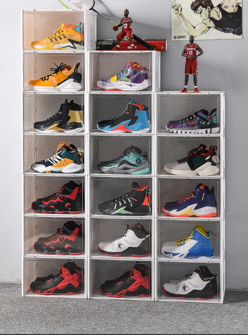 Thickened PP Storage Box Shoe Box Transparent Acrylic Storage Box