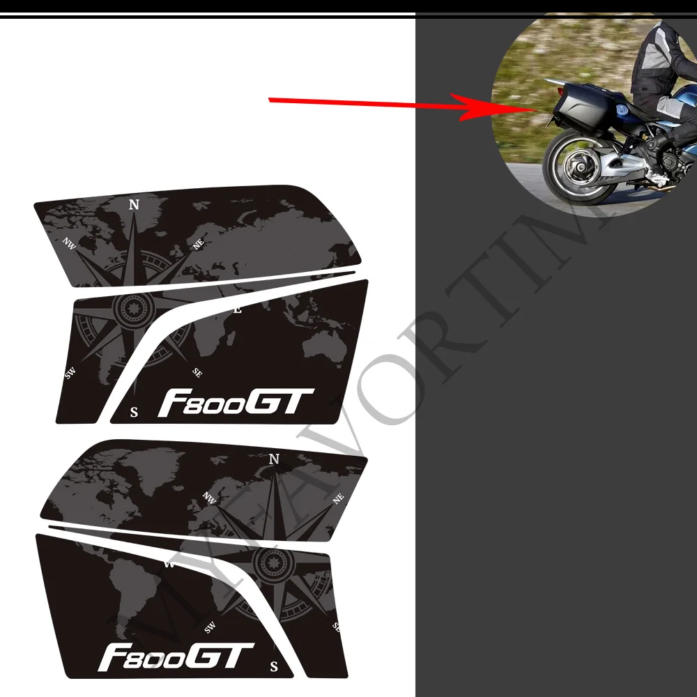 Motorcycle Stickers For BMW F800GT F 800 F800 GT Decals Protector Tank Pad Grips Trunk Luggage Panniers Side Cases